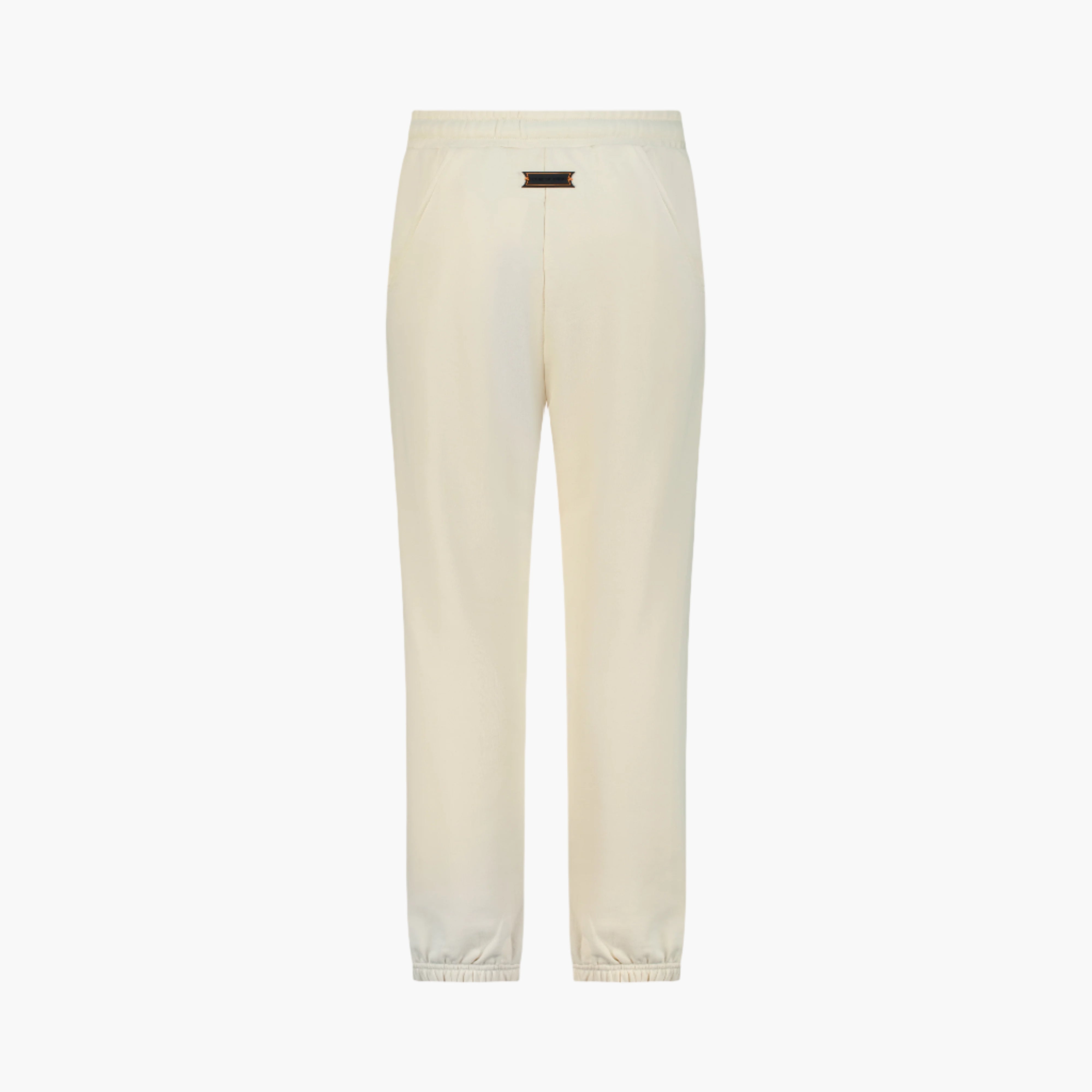 French Terry 100% Cotton FUR beige trackpants