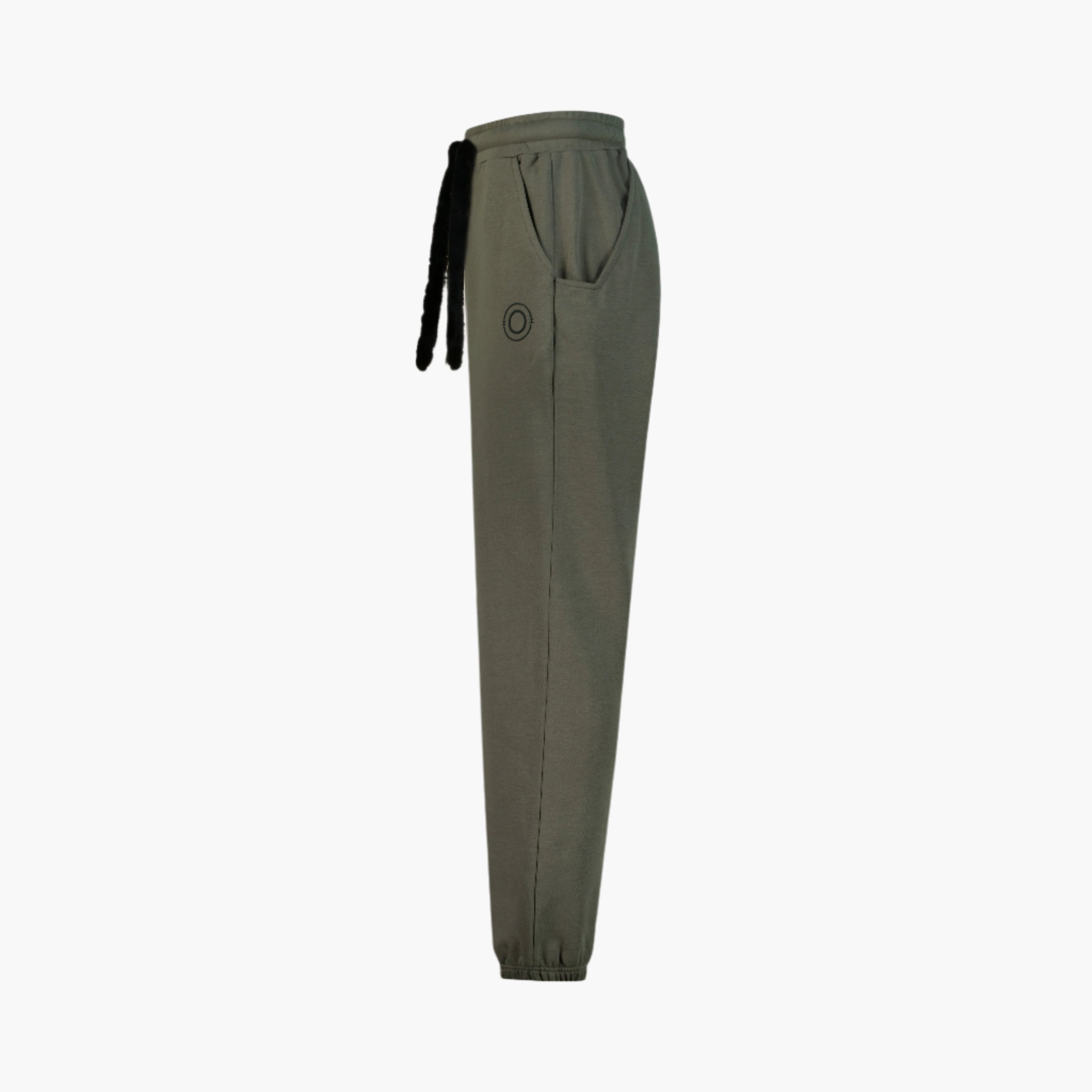 Buy fur dark olive sweatpants for men